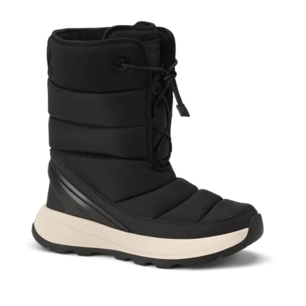 Kizik Juno 2 High Hands-Free Winter Boots Black Whitecap Women 7 NEW